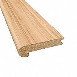 Prefinished Matte Hickory Natural Hardwood 1/2 in thick x 2.75 in wide x 78 in Length Stair Nose
